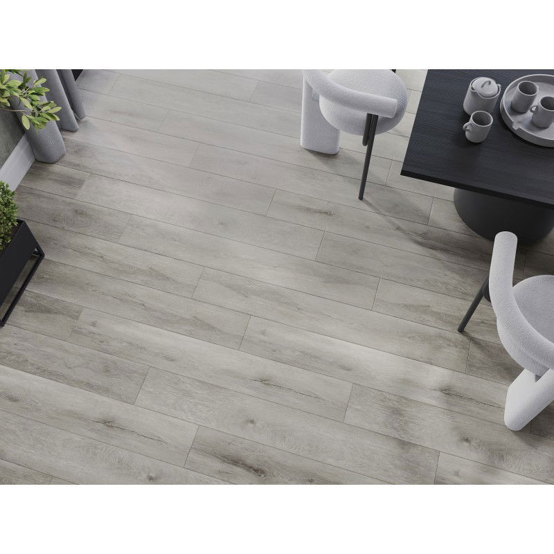 Mexen Boone Vinylplatten 1240 x 182 mm SPC 6,5 mm, IXPE Unterlage 1,5 mm, 4 V-Fuge, Eiche - F1054-1240-182-505-4V1-01