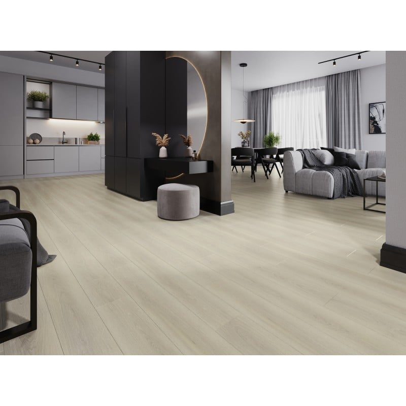 Mexen Concord Vinylplatten 1240 x 182 mm SPC 6,5 mm, IXPE Unterlage 1,5 mm, 4 V-Fuge, Eiche - F1056-1240-182-505-4V1-01