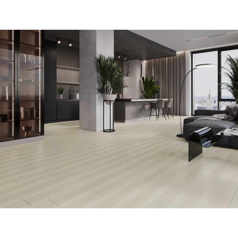 Mexen Concord vinylpaneler 1240 x 182 mm SPC 6,5 mm, IXPE-underlag 1,5 mm, 4 V-fog, Ek - F1056-1240-182-505-4V1-01