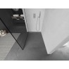 Mexen Kioto L pršna stena Walk-in 100 x 200 cm, črni okvir, krom - 800-100-103-01-70