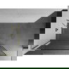 Mexen Kioto L Duschwand Walk-in 50 x 200 cm, schwarzer Rahmen, gebürstetes Gold - 800-050-103-55-70