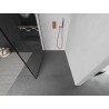Mexen Kioto L dušisein Walk-in 80 x 200 cm, must raam, harjatud vask - 800-080-103-65-70