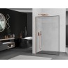 Mexen Kioto L dušisein Walk-in 80 x 200 cm, must raam, harjatud vask - 800-080-103-65-70