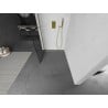 Mexen Kioto L Stijenka za tuš Walk-in 90 x 200 cm, crna rešetka, zlatna - 800-090-103-50-77