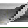 Mexen Kioto L douchewand Walk-in 100 x 200 cm, zwart raster, goud - 800-100-103-50-77