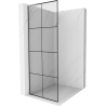Mexen Kioto L dušisein Walk-in 70 x 200 cm, must ruudustik, harjatud nikkel - 800-070-103-97-77