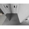 Mexen Kioto L ścianka prysznicowa Walk-in 90 x 200 cm, lustro, czarna - 800-090-103-70-50