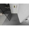 Mexen Kioto L ścianka prysznicowa Walk-in 80 x 200 cm, czarny wzór, złota - 800-080-103-50-78