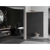Mexen Kioto L dušisein Walk-in 90 x 200 cm, peegel, harjatud vask - 800-090-103-65-50