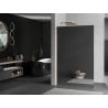 Mexen Kioto L Walk-in Shower Wall 100 x 200 cm, Mirror, Brushed Bronze - 800-100-103-65-50