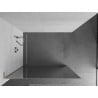 Mexen Kioto L ścianka prysznicowa Walk-in 90 x 200 cm, lustro, nikiel szczotkowany - 800-090-103-97-50