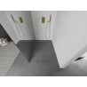 Mexen Kioto L paroi de douche Walk-in 70 x 200 cm, miroir, doré - 800-070-103-50-50