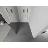 Mexen Kioto L dušisein Walk-in 80 x 200 cm, peegel, kuldne - 800-080-103-50-50