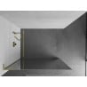Mexen Kioto L Walk-in Shower Screen 80 x 200 cm, Mirror, Brushed Gold - 800-080-103-55-50