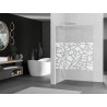 Mexen Kioto L dušisein Walk-in 120 x 200 cm, valge muster, kroom - 800-120-103-01-85
