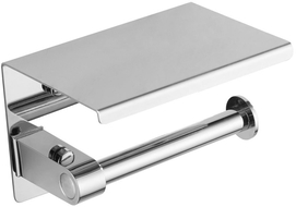 Mexen soporte para papel con estante, cromo - 701197-00