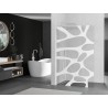 Mexen Kioto L dušisein Walk-in 100 x 200 cm, valge laine, valge - 800-100-103-20-97