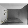 Mexen Kioto L dušisein Walk-in 120 x 200 cm, valge laine, kuldne - 800-120-103-50-97