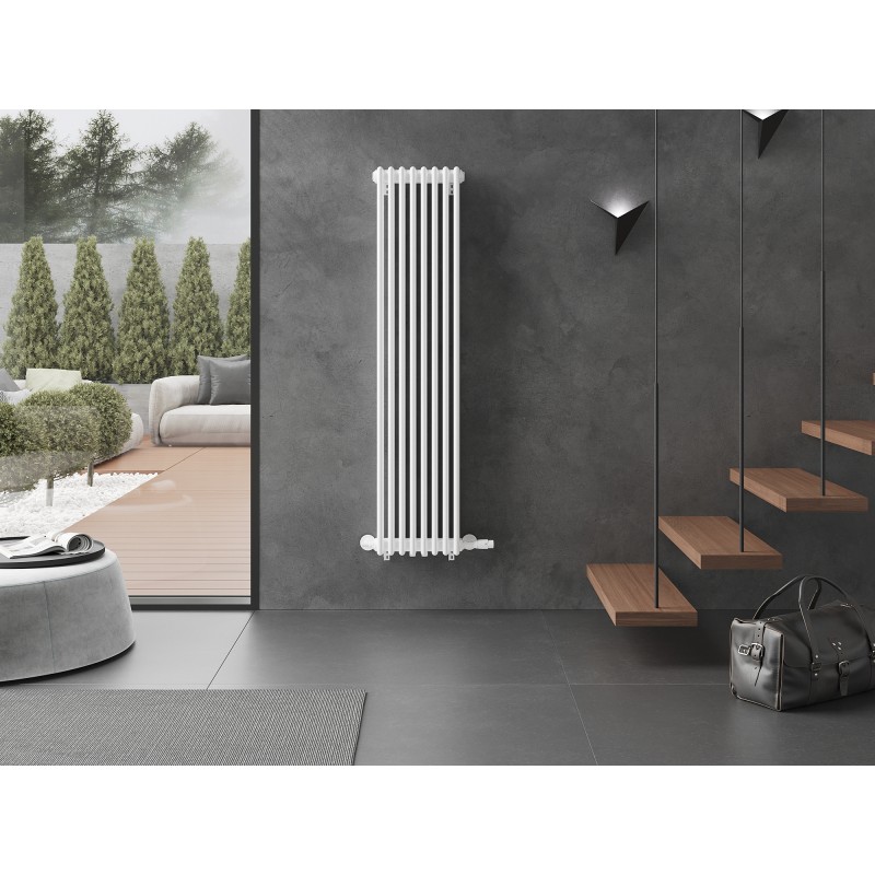 Mexen Denver dekorativni radiator 1600 x 378 mm, 1487 W, bel - W215-1600-378-00-20
