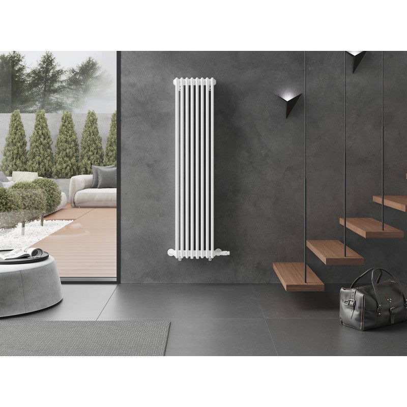 Mexen Denver dekorativni radiator 1600 x 378 mm, 1487 W, bela - W215-1600-378-00-20