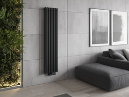 Mexen Denver decoratieve radiator 1600 x 378 mm, 1487 W, antraciet - W215-1600-378-00-66