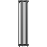Mexen Denver dekorativer Heizkörper 1600 x 378 mm, 1487 W, Anthrazit - W215-1600-378-00-66