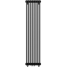 Mexen Denver dekorativni radijator 1600 x 378 mm, 1487 W, crni - W215-1600-378-00-70