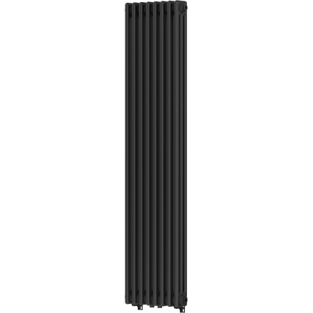 Mexen Denver dekorativni radijator 1600 x 378 mm, 1487 W, crni - W215-1600-378-00-70