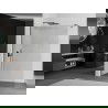 Mexen Kioto Duschwand Walk-in 110 x 200 cm, transparent 8 mm, gun metal - 800-110-101-95-00