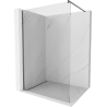 Mexen Kioto Duschwand Walk-in 110 x 200 cm, transparent 8 mm, gun metal - 800-110-101-95-00