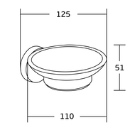 Mexen Tiber Mengdeler, schwaarz - 7050539-70