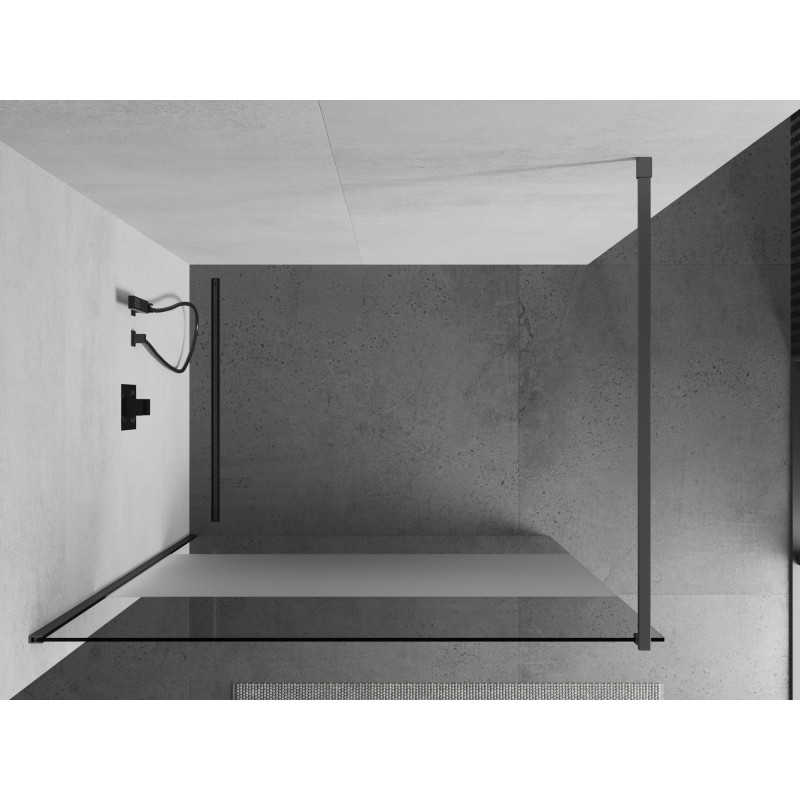 Mexen Kioto dušisein Walk-in 70 x 200 cm, läbipaistev/matt 8 mm, gun metal - 800-070-101-95-35