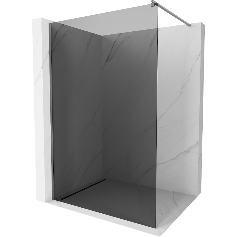 Mexen Kioto Walk-in-suihkuseinä 110 x 200 cm, grafiitti 8 mm, gunmetal - 800-110-101-95-40