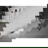 Mexen Kioto Duschwand Walk-in 150 x 200 cm, schwarzer Rahmen 8 mm, Gun Metal - 800-150-101-95-70