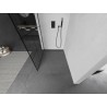 Mexen Kioto dušisein Walk-in 110 x 200 cm, must ruudustik 8 mm, gun metal - 800-110-101-95-77