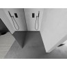 Mexen Kioto dušisein Walk-in 90 x 200 cm, peegel 8 mm, gun metal - 800-090-101-95-50