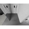 Mexen Kioto Walk-in Duschwand 110 x 200 cm, Spiegel 8 mm, gun metal - 800-110-101-95-50