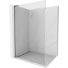 Mexen Kioto L pannello doccia Walk-in 90 x 200 cm, trasparente, metallo canna di fucile - 800-090-103-95-00