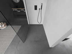 Mexen Kioto L ścianka prysznicowa Walk-in 95 x 200 cm, transparent, gun metal - 800-095-103-95-00