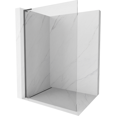 Mexen Kioto L paroi de douche Walk-in 110 x 200 cm, transparent, métal canon - 800-110-103-95-00