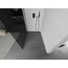 Mexen Kioto L Walk-in Shower Screen 80 x 200 cm, Graphite, Gun Metal - 800-080-103-95-40