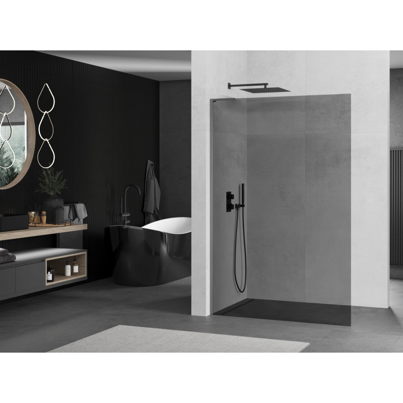 Mexen Kioto L dušisein Walk-in 80 x 200 cm, grafiit, gun metal - 800-080-103-95-40