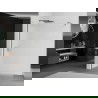 Mexen Kioto Walk-in Duschwand 70 x 200 cm, matt 8 mm, gebürstet Gun Grey - 800-070-101-66-30