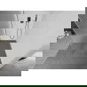 Mexen Kioto Duschwand Walk-in 100 x 200 cm, matt 8 mm, gunmetal gebürstet - 800-100-101-66-30