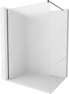 Mexen Kioto Tuš stijenka Walk-in 100 x 200 cm, matirano staklo 8 mm, četkana pištoljska siva - 800-100-101-66-30