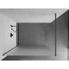 Mexen Kioto Walk-in Shower Wall 130 x 200 cm, Frosted 8 mm, Gun Gray Brushed - 800-130-101-66-30