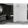 Mexen Kioto dušisein Walk-in 80 x 200 cm, härmatis 8 mm, harjatud vask - 800-080-101-65-30