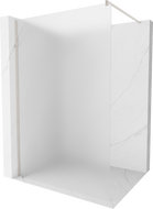 Mexen Kioto tuš stena Walk-in 100 x 200 cm, mraz 8 mm, brušen nikel - 800-100-101-97-30