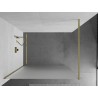 Mexen Kioto dušisein Walk-in 140 x 200 cm, härmatatud 8 mm, kuldne harjatud - 800-140-101-55-30