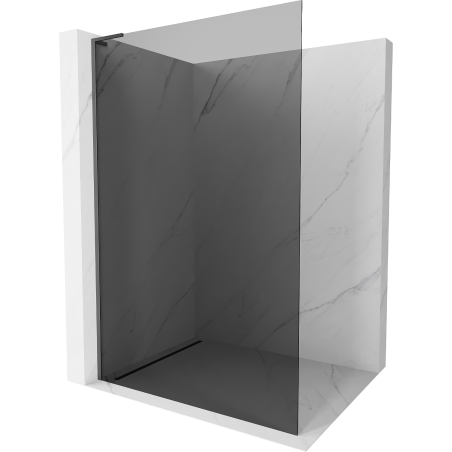 Mexen Kioto L Walk-in Shower Screen 120 x 200 cm, Graphite, Gun Metal - 800-120-103-95-40